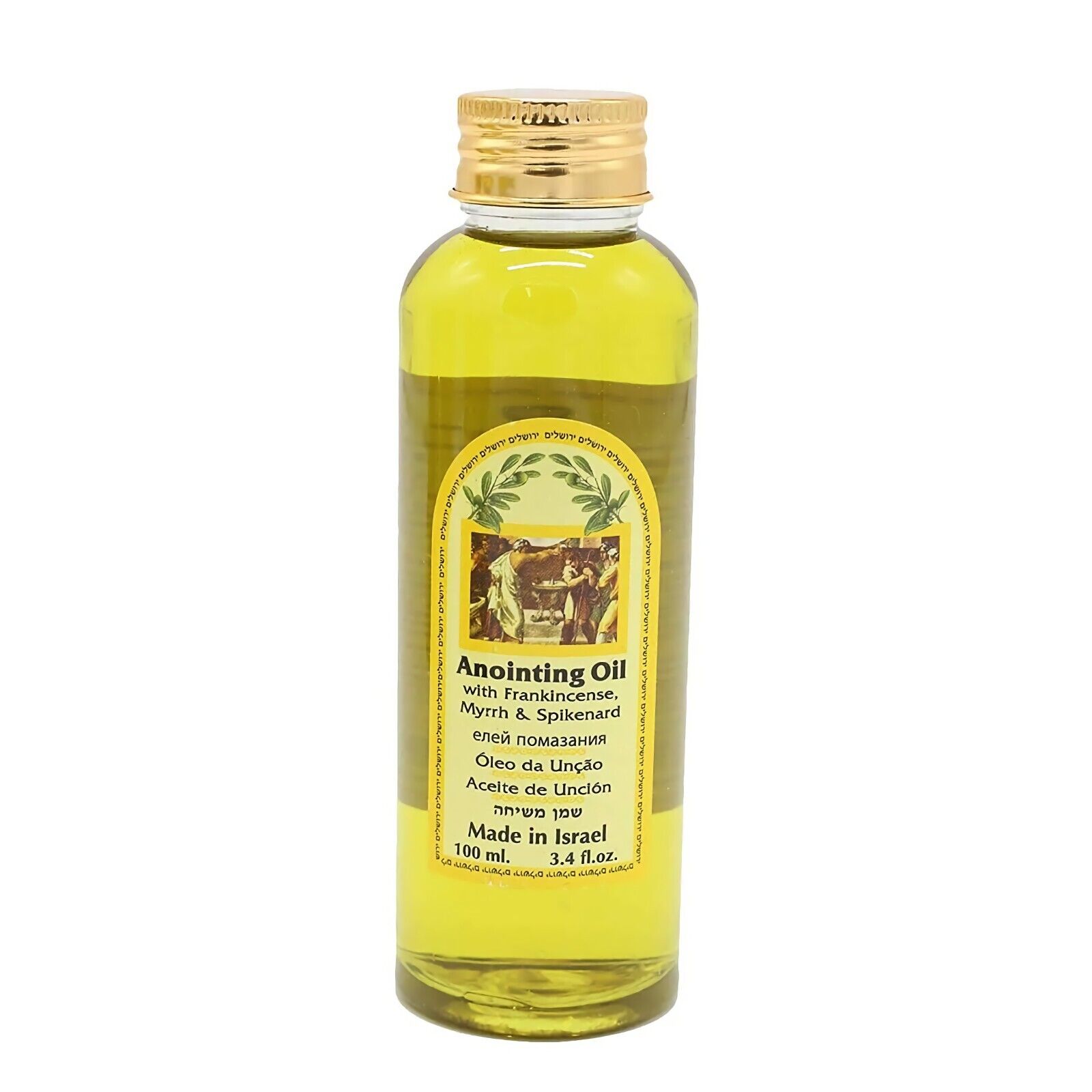 Frankincense Myrrh and Spikenard Anointing Oil from Jerusalem 100 ml. / 3.4 Oz