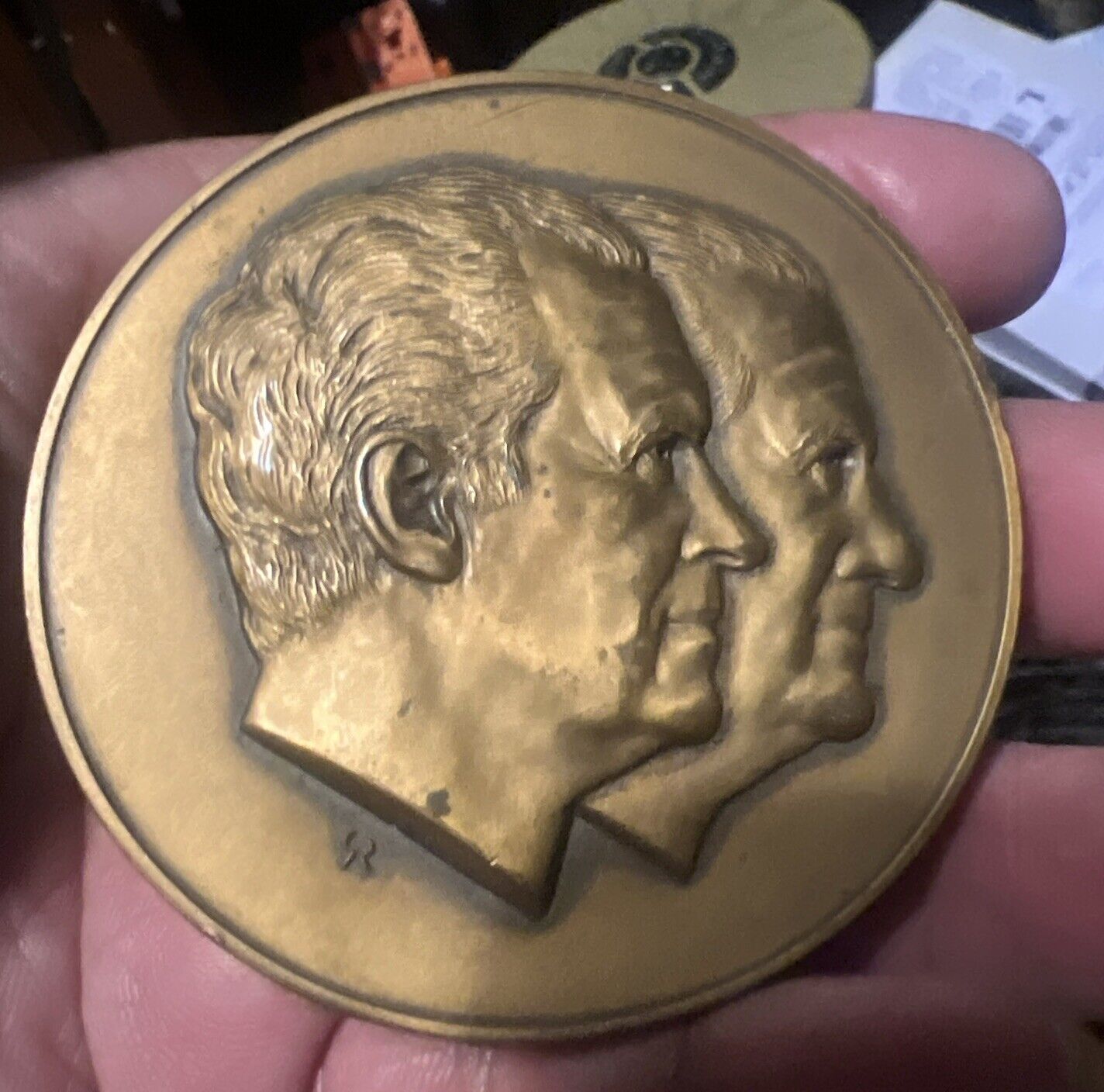Official Richard Nixon Commemorative Medallion- 2nd Inauguration- Jan. 20, 1973