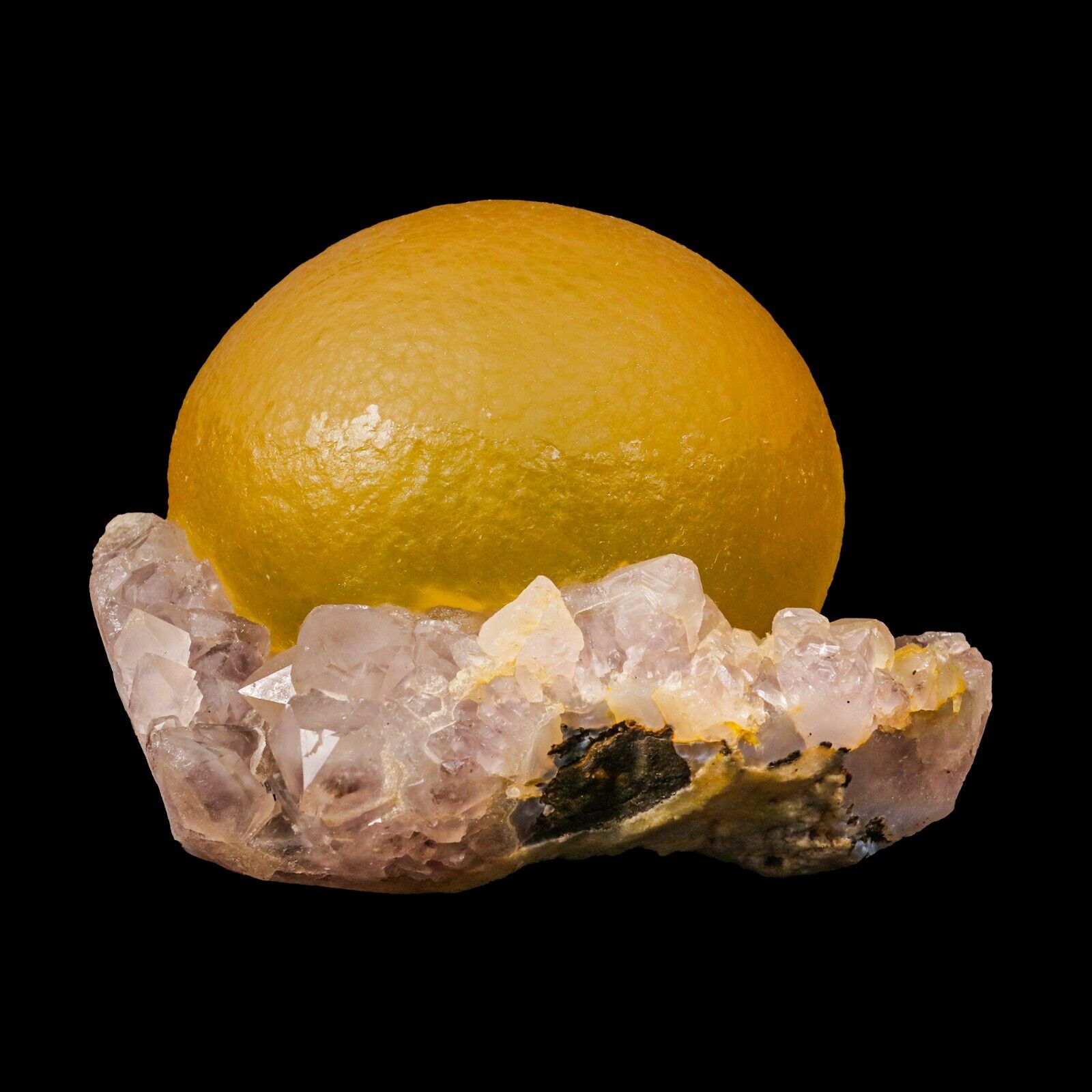 Fluorite On Amethyst Rare Natural mineral Specimen # B 6882