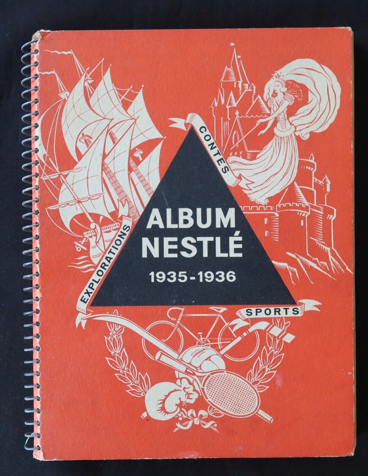 1935 1936 Nestlé Picture Album Complete Sports Football Tennis Tour de France
