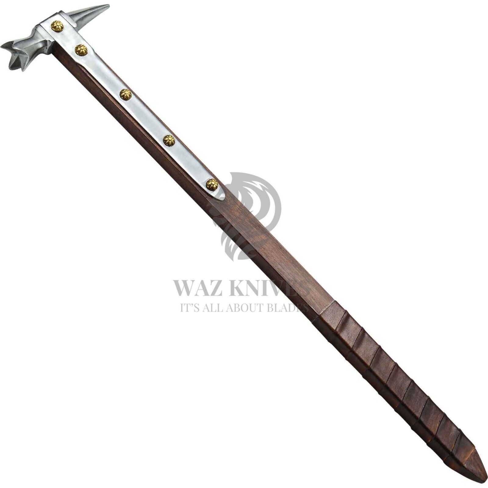 Medieval European War Hammer Handcrafted 14th Century Italian War Hammer