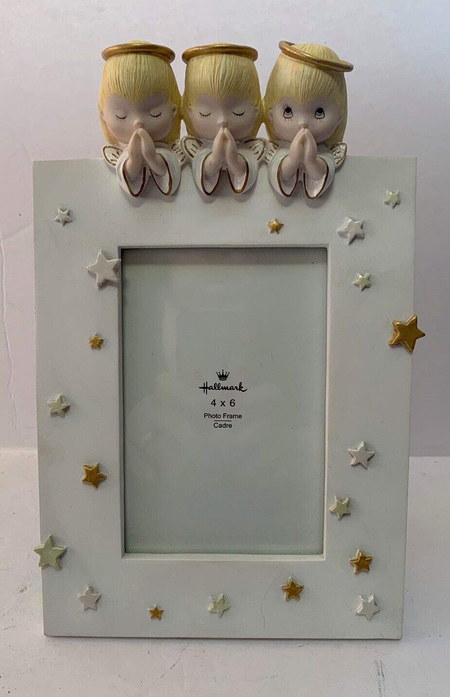 Hallmark Accents Mary’s Angels Photo Picture Frame 4x6” Photos Three Angels