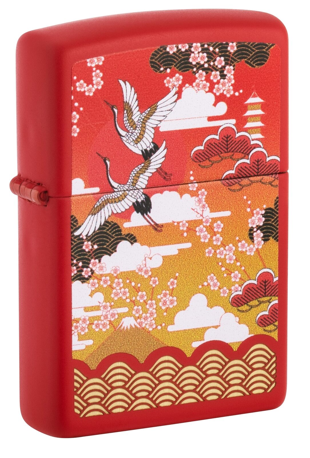 Zippo Kimono Design Red Matte Windproof Lighter, 233-088347
