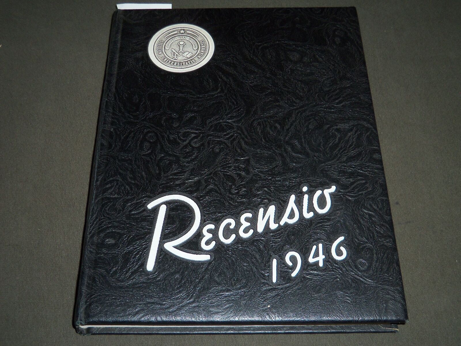 1946 THE RECENSIO MIAMI UNIVERSITY YEARBOOK - SID GILLMAN - OHIO- YB 1067
