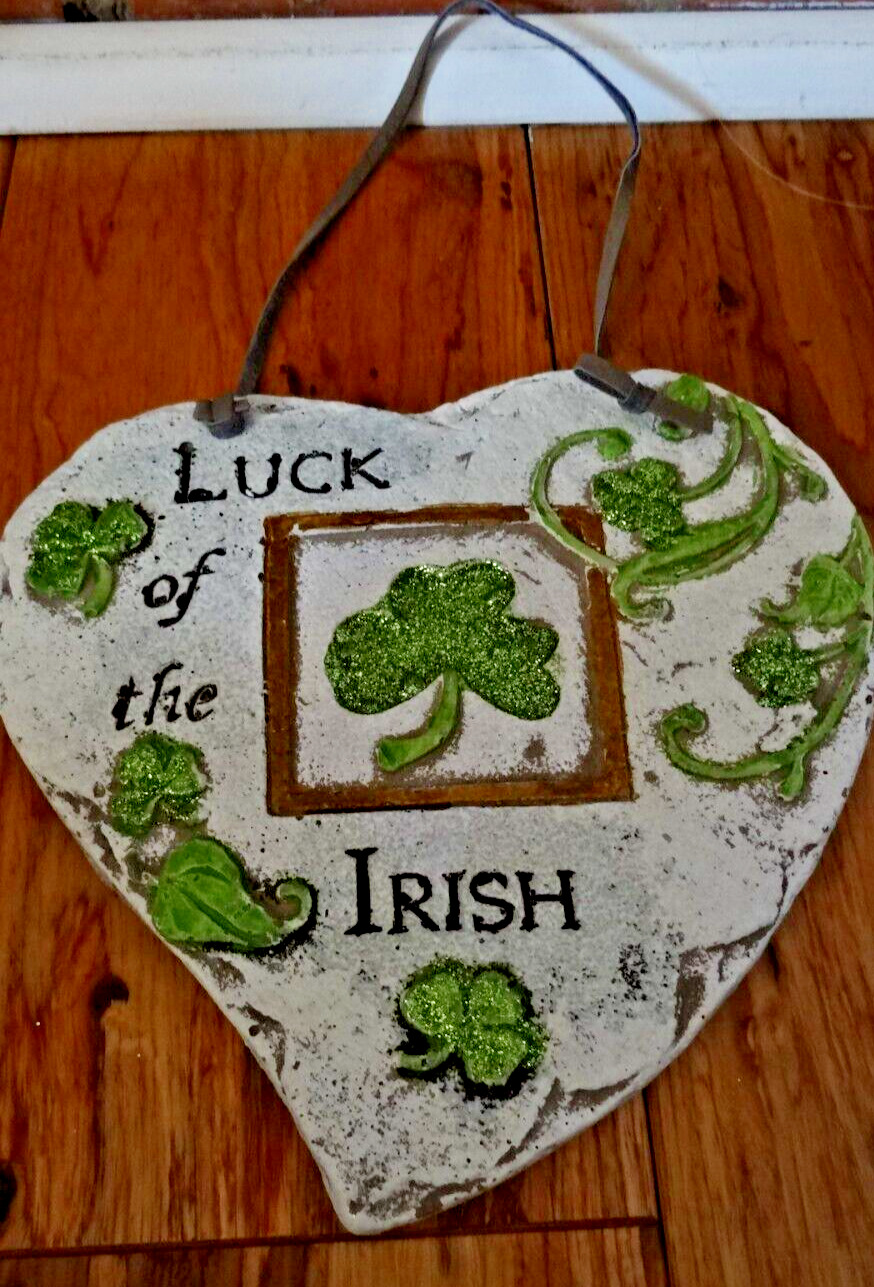 Saint Patrick’s Day “Luck Of The Irish” Hanging Heart