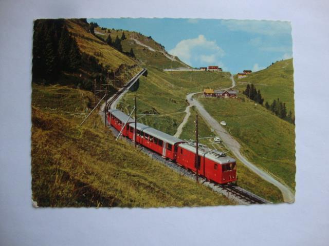 Railfans2 474) Switzerland, Swiss Railway Train, Railroad, Col de Bretaye, Hotel