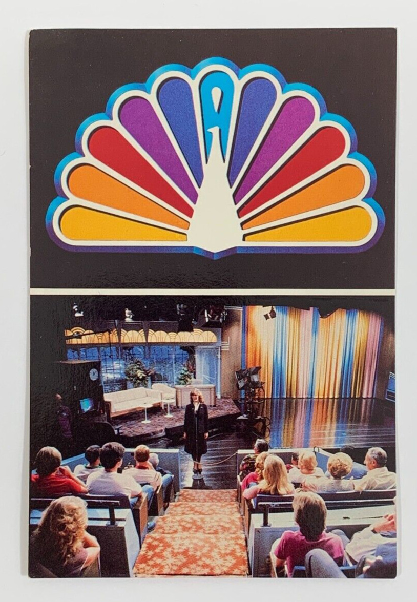 NBC Television Studio Tour Burbank California Postcard Unposted Vintage