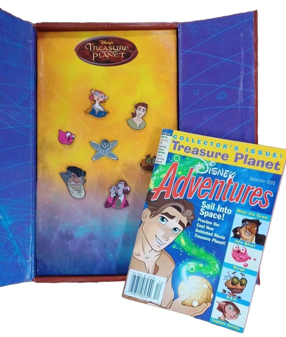 Disney Catalog Treasure Planet Boxed Pin Set & Treasure Planet Collector's Issue