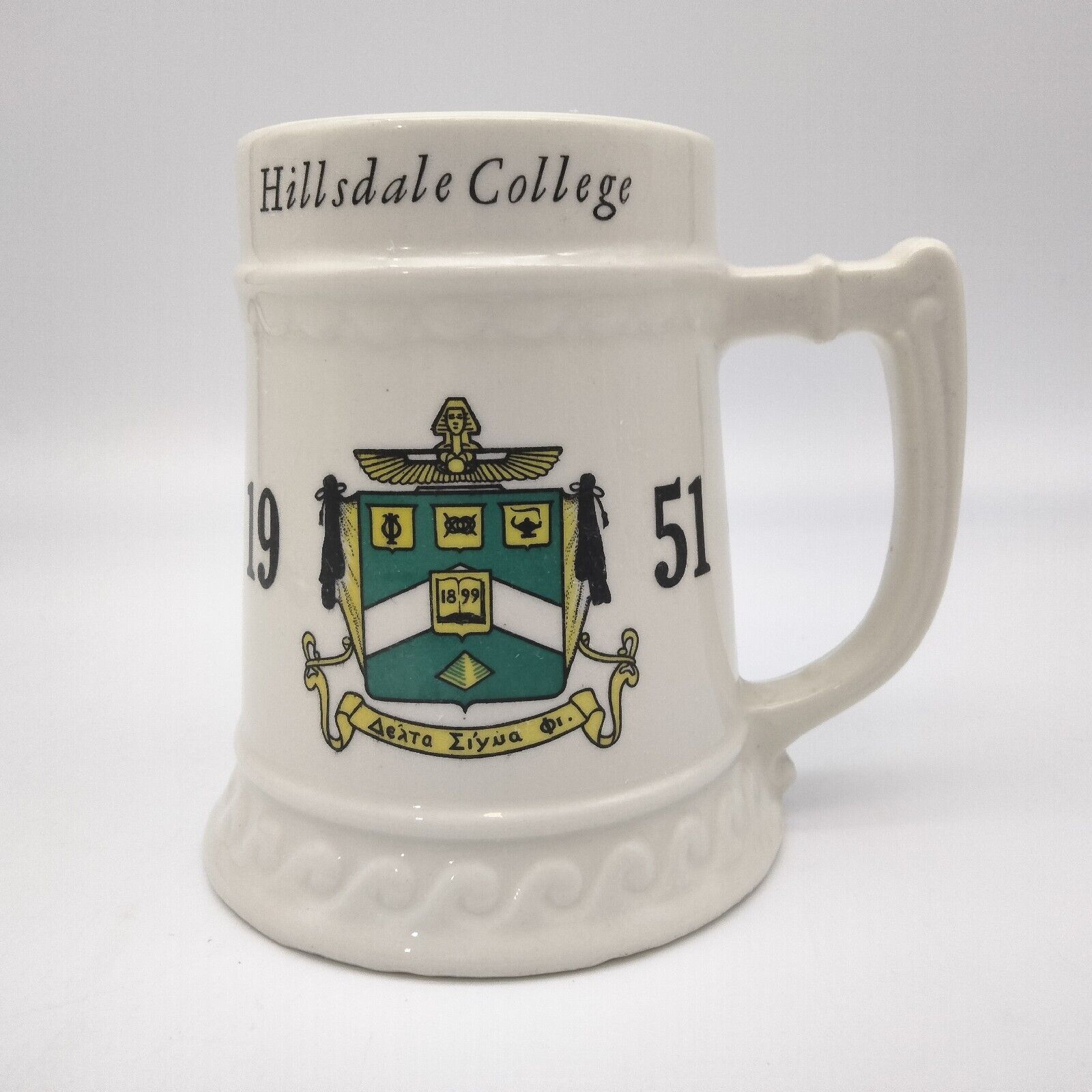 ΔΣΦ Delta Sigma Phi Hillsdale College Spring Formal Mug 1951