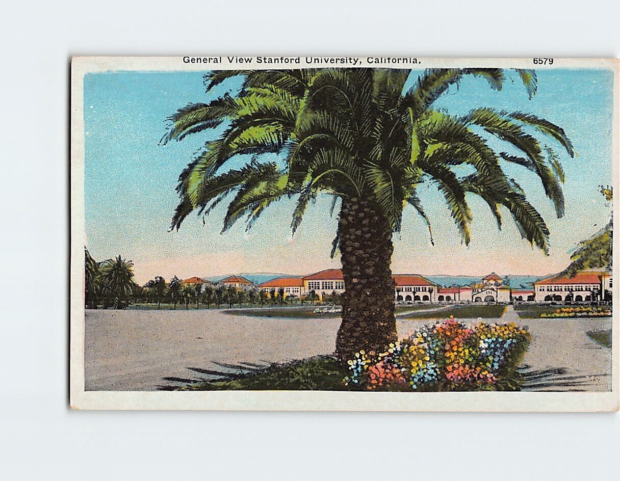 Postcard General View Stanford University California USA