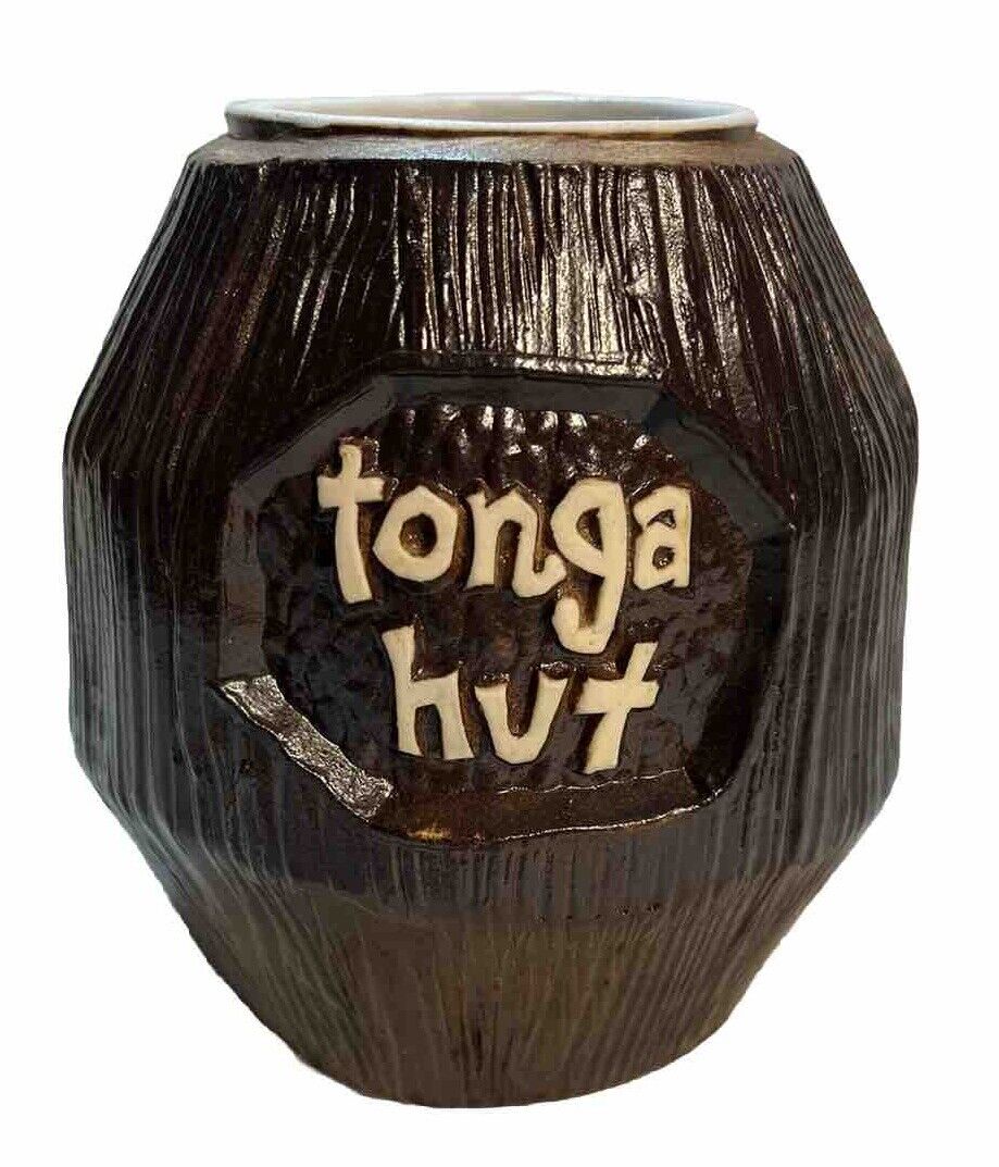 Tonga Hut Coconut Tiki Mug by Eekum Bookum #077 New