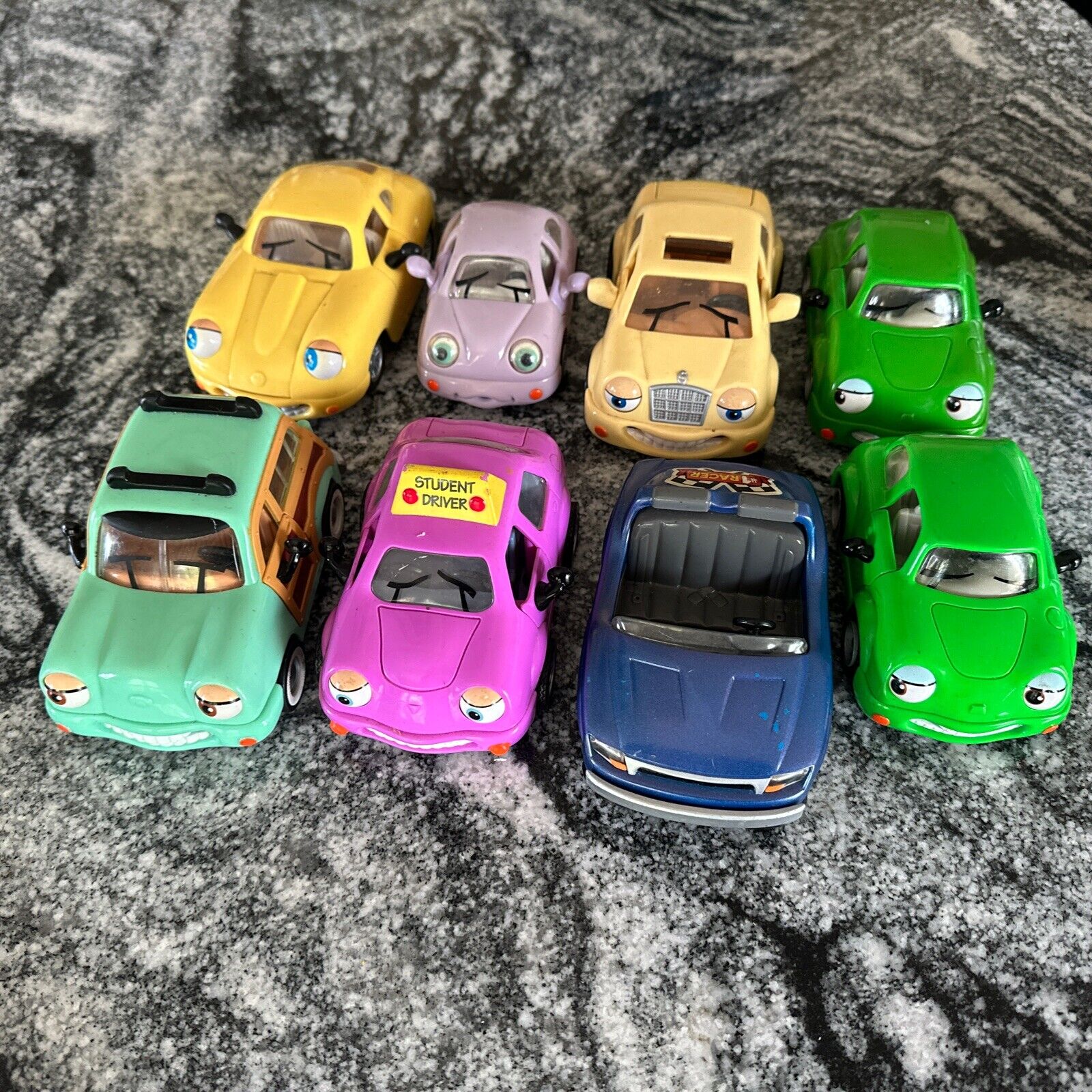 The Chevron Cars 7 Lot of Seven Vintage “The Chevron Cars” Collectible Toy Rare