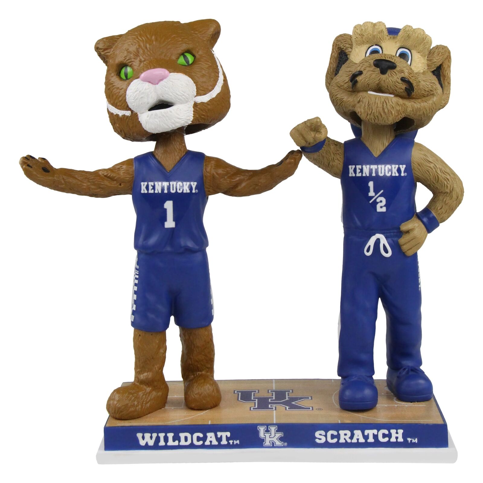 Scratch and The Wildcat Kentucky Wildcats High Five Bobblehead NCAA College