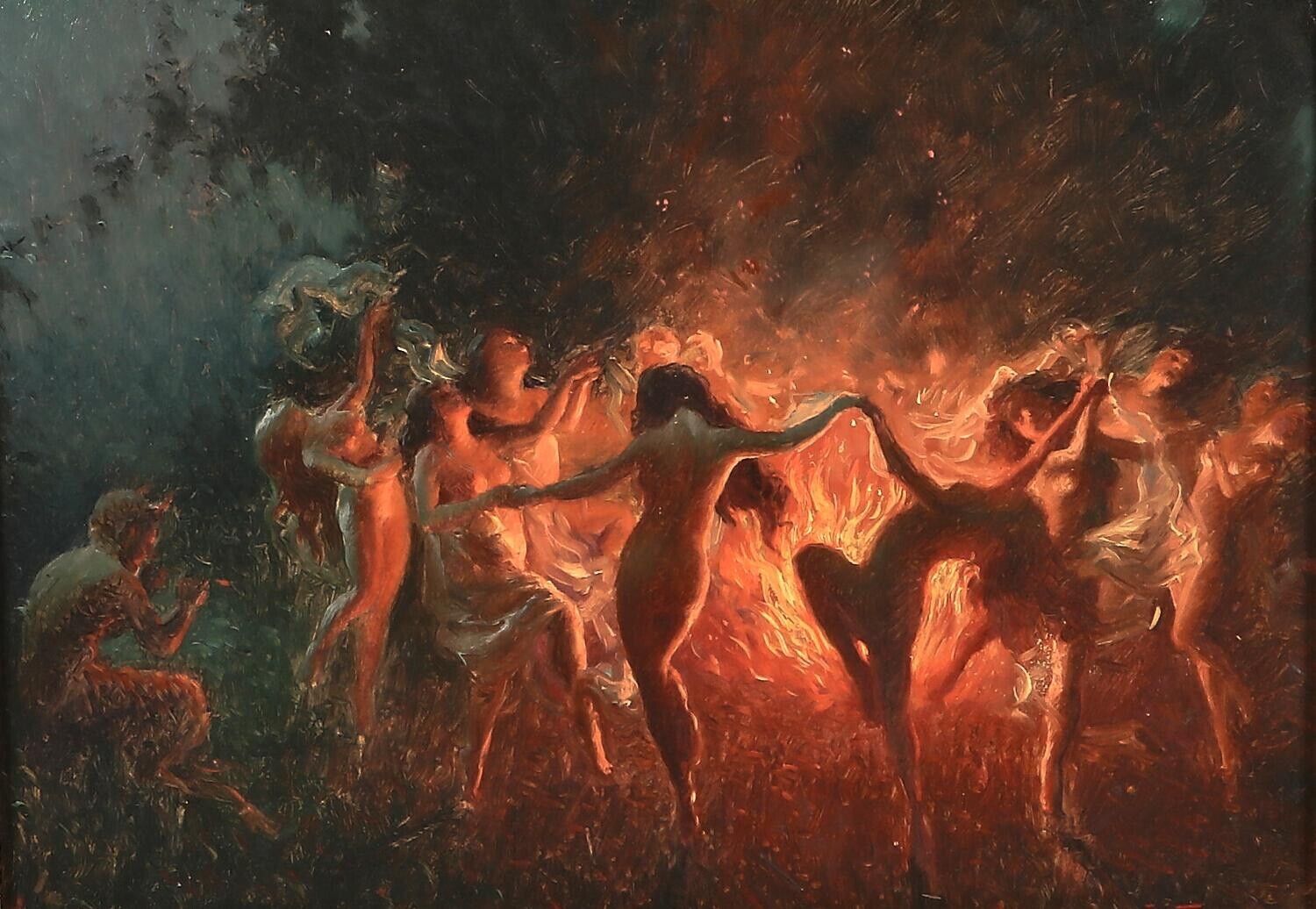 Joseph Tomanek : Fire Dance : Archival Quality Art Print