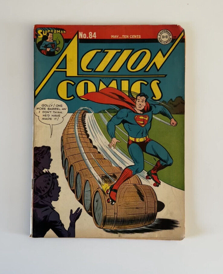 Action Comics #84 (DC 1945) Classic Golden Age DC Superman Cover Complete Book