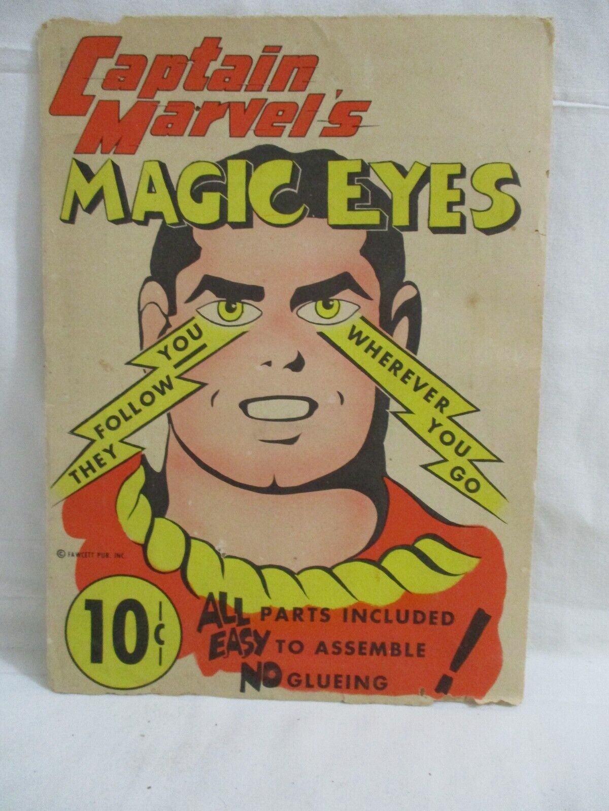 1940's Captain Marvels Magic Eyes not complete