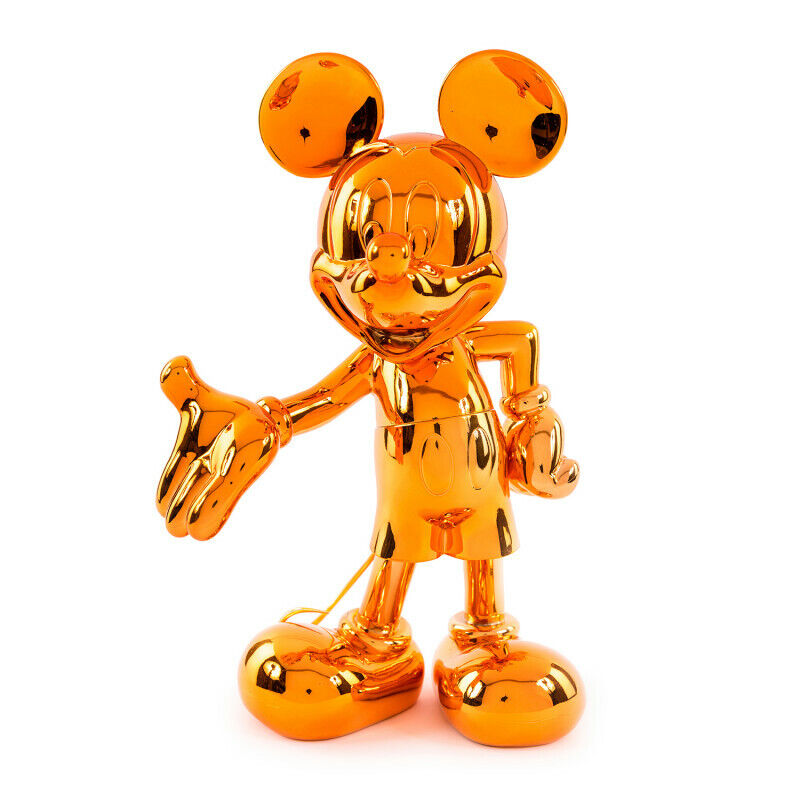 Authentic New Disney Leblon Delienne Mickey Mouse Welcome Chrome Brass 12 INCH 