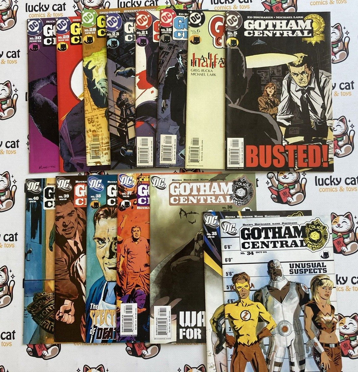 GOTHAM CENTRAL (2003)  DC  #5,6,16,21,23,28,29,30,34-40 Comic Lot Batman Joker