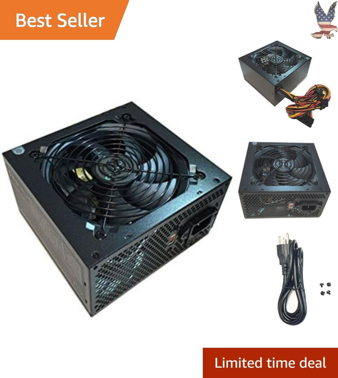 ATX Power Supply - Highly Auto-Thermally Controlled Smart Fan - Efficient