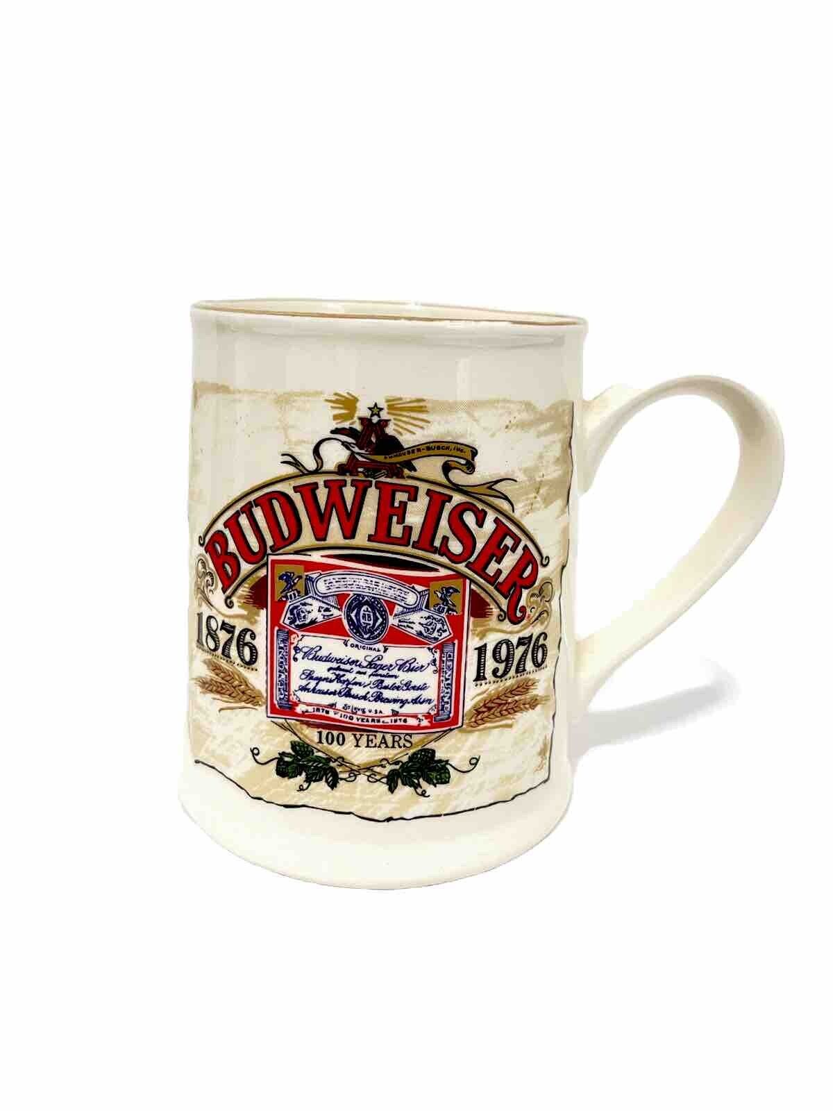 Budweiser Centennial Mug 100 Year Anniversary 1976 “Collectors - Very Rare”