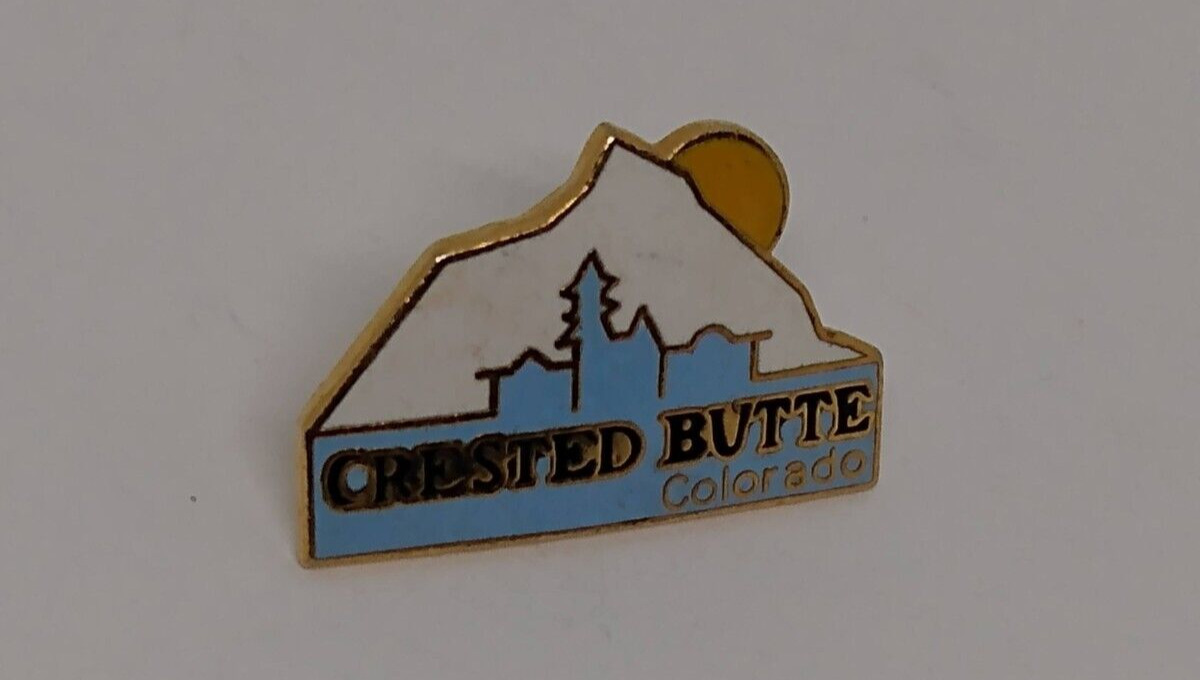 Crested Butte Colorado Souvenir Lapel Pin