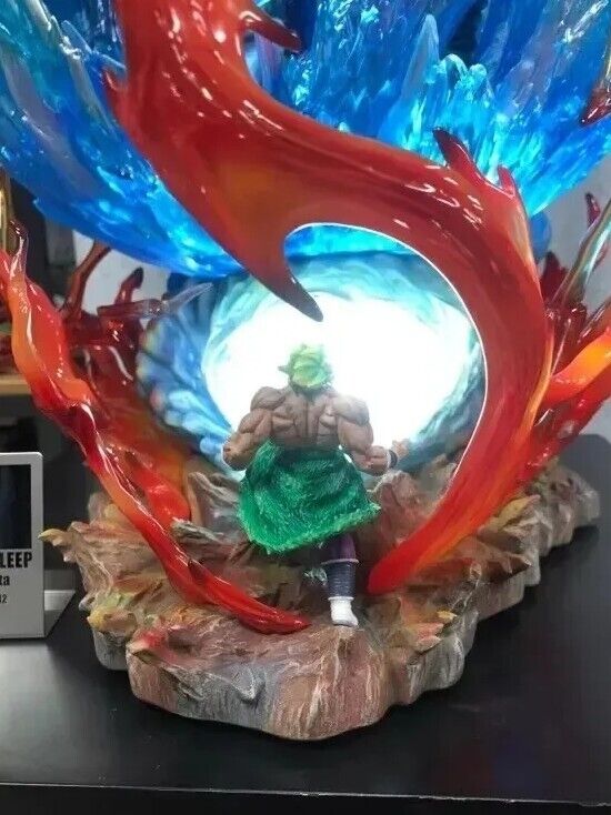 Dragon Ball Z Gogeta Vs Broli Figure LED Lamp Fun Kids Toy Gift Collectible