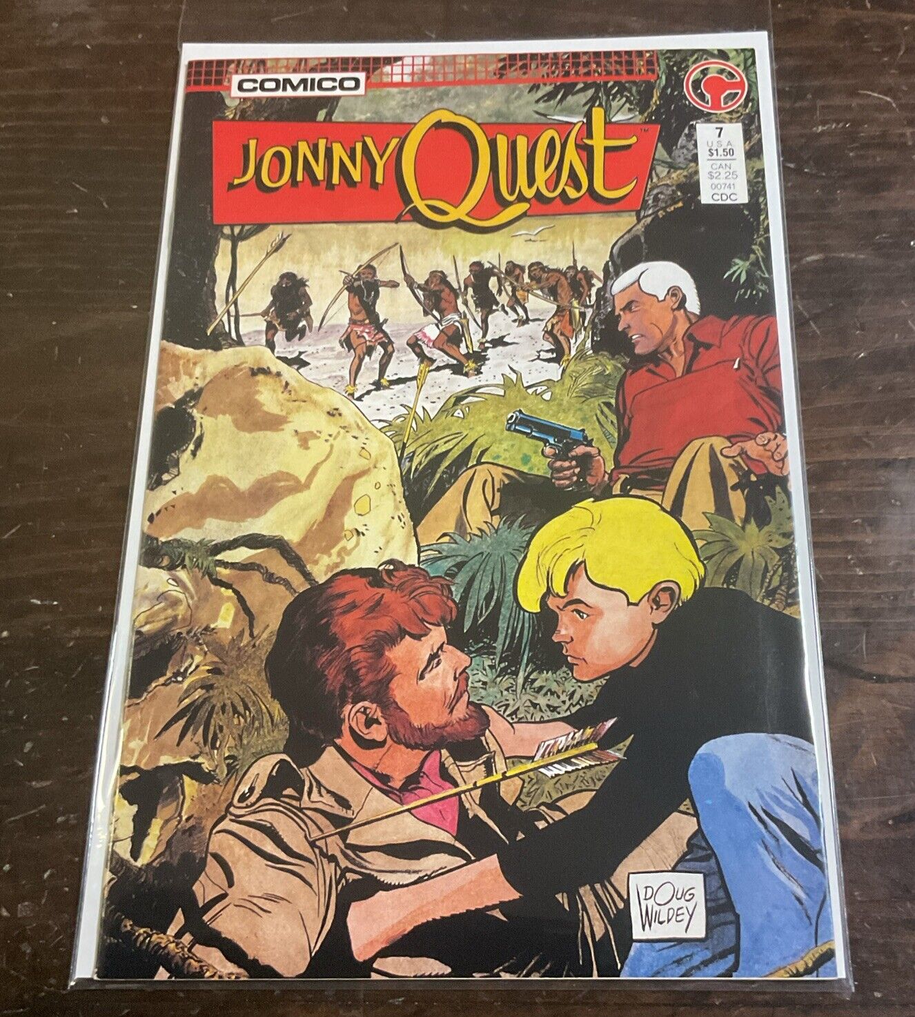 Vintage Johnny Quest #7 VF-NM Comico Comic 1987 HIGH GRADE Combined Shipping