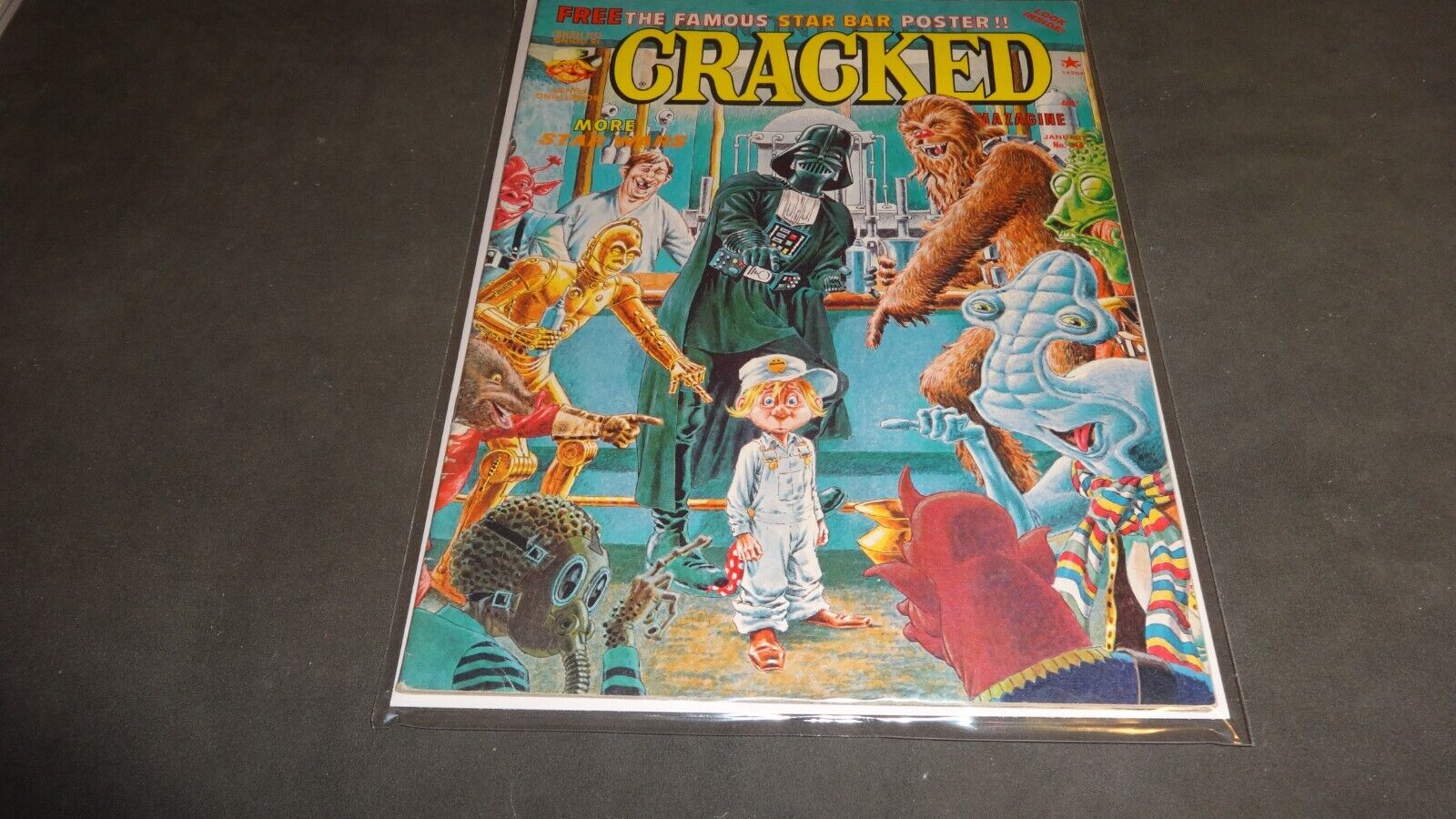 Cracked Magazine # 148 Star Wars January 1978 Star Bar Poster