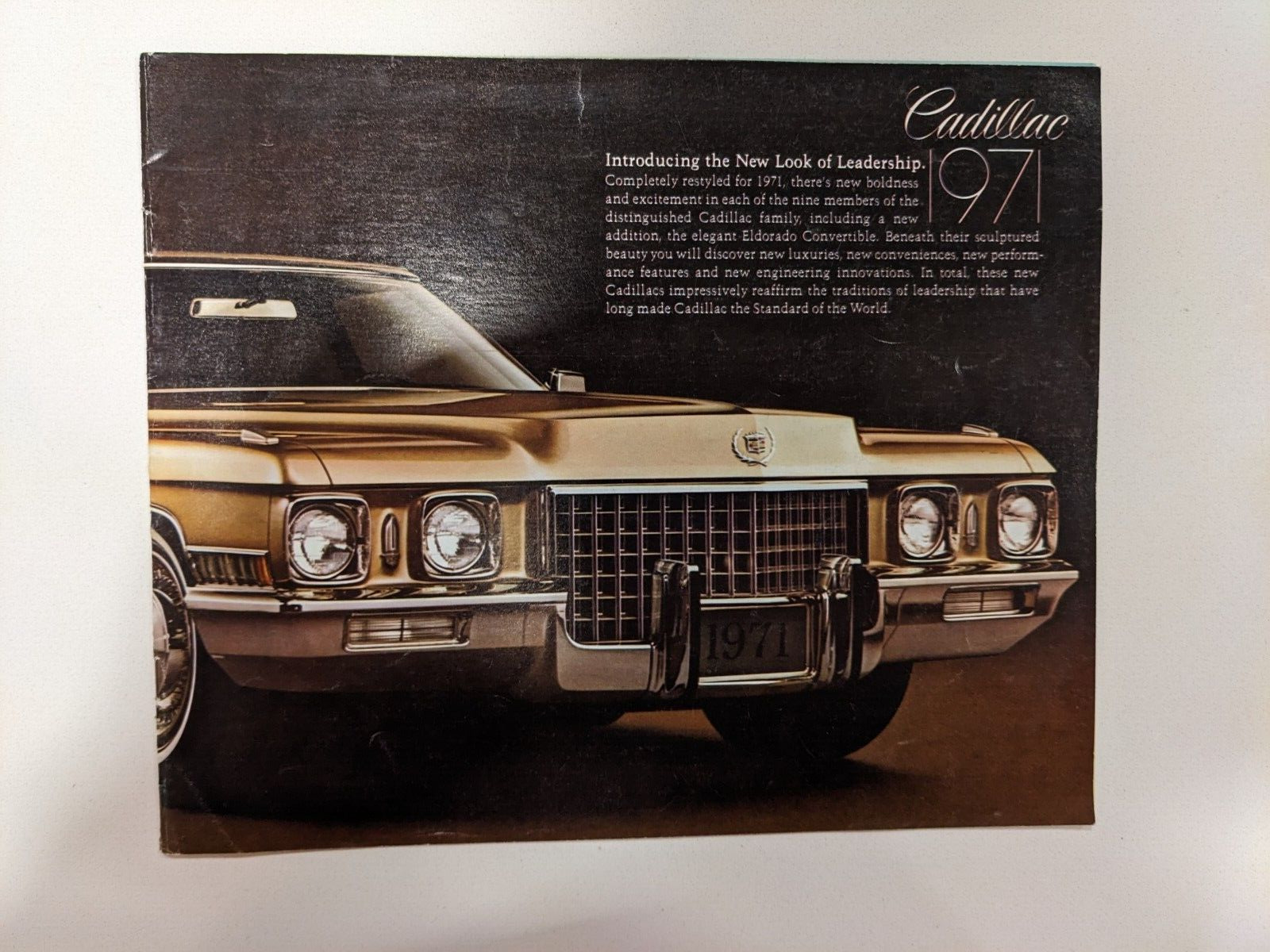 1971 Cadillac Full Line Fleetwood Deville Eldorado sales brochure 12 pg ORIGINAL