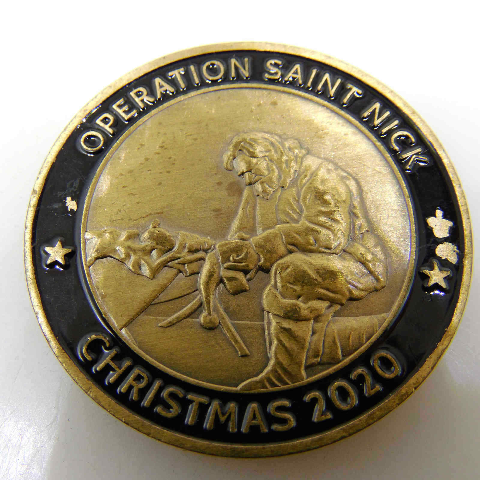 OPERATION SAINT NICK CHRISTMAS 2020 OPERATION ONE VOICE CHALLENGE COIN