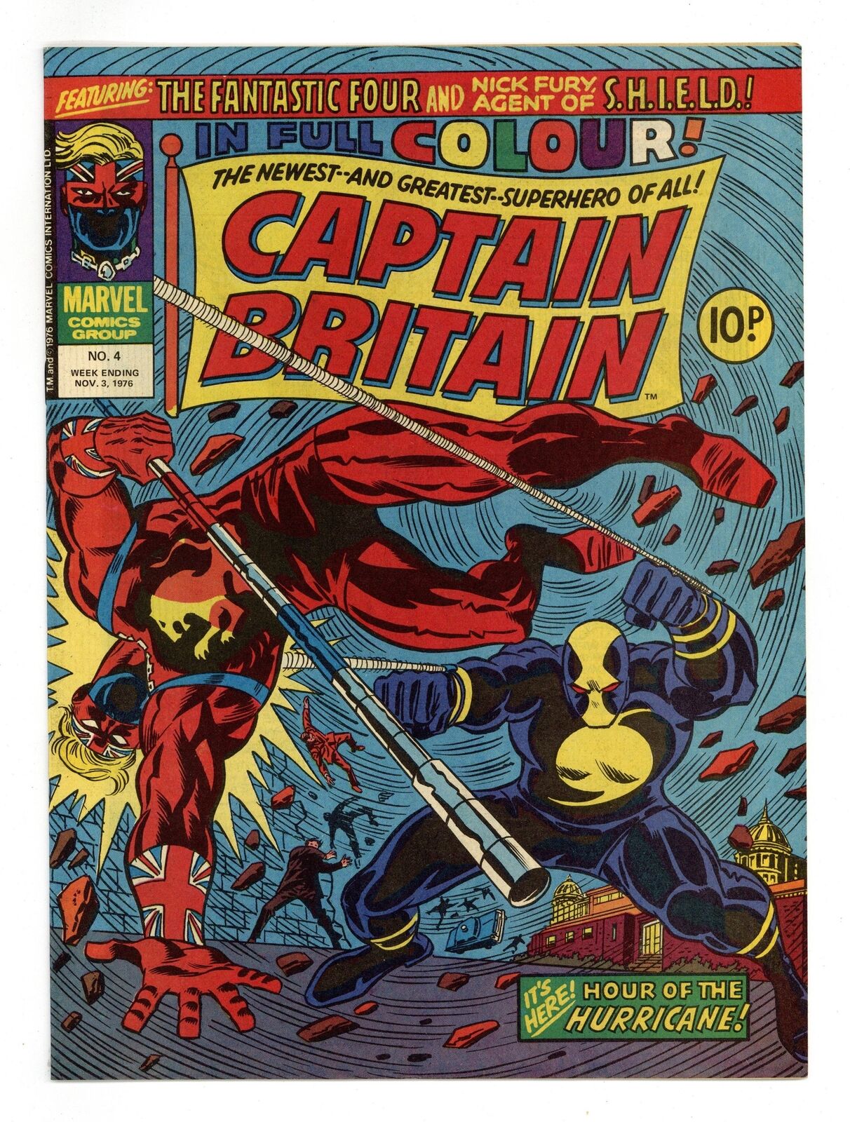 Captain Britain #4 VF 8.0 1976