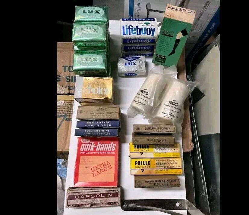 Bundle Of Vintage Soap And Other Supplies