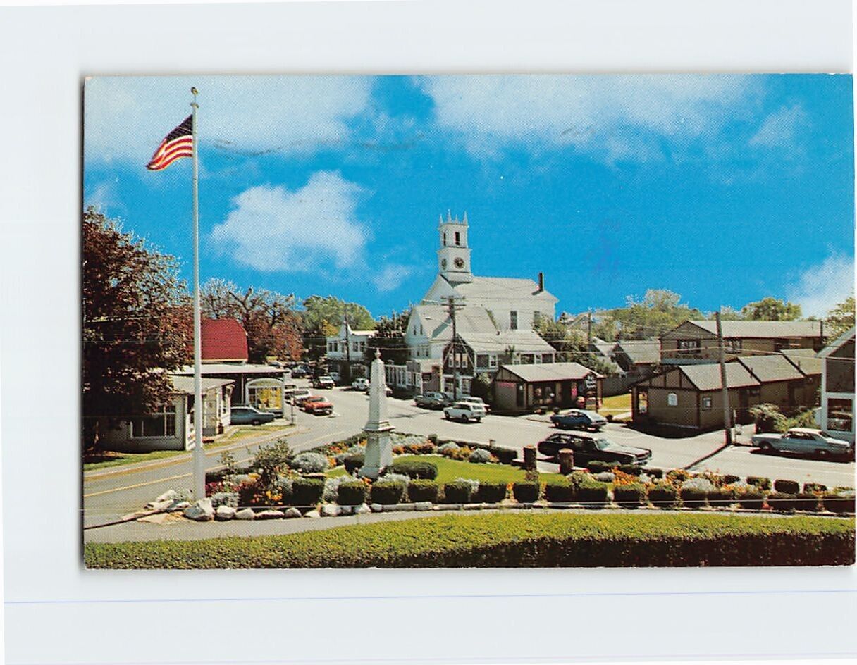 Postcard Seaview St. & Main St. Cape Cod Chatham Massachusetts USA
