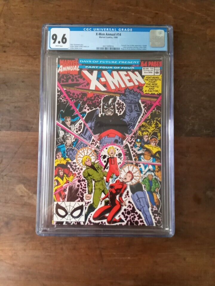 Uncanny X-Men Annual #14 CGC 9.6 Newsstand Edition Marvel 1990 Gambit Appearance