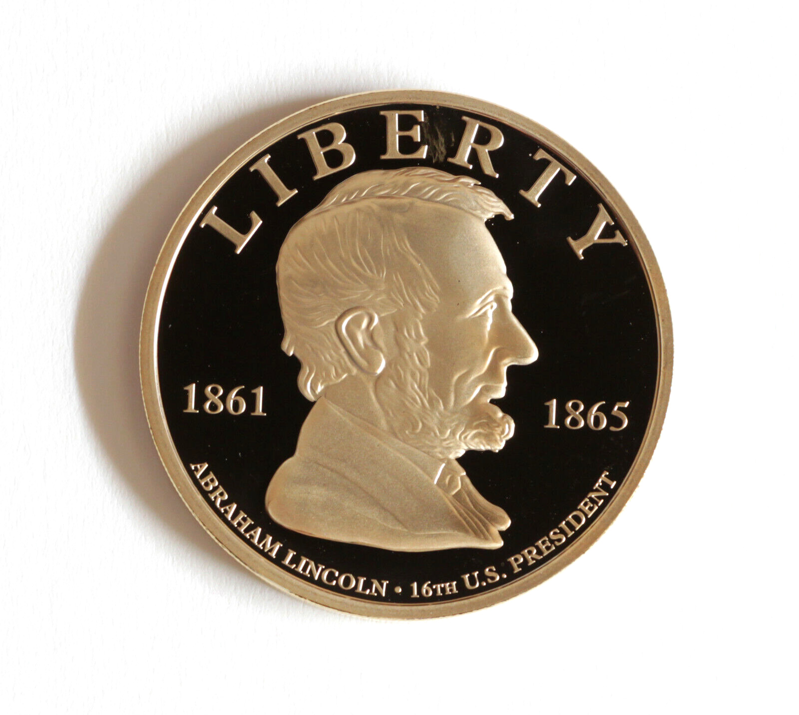 1861-1865 Abraham Lincoln 16th U.S. President Commemorative Liberty Proof Coin