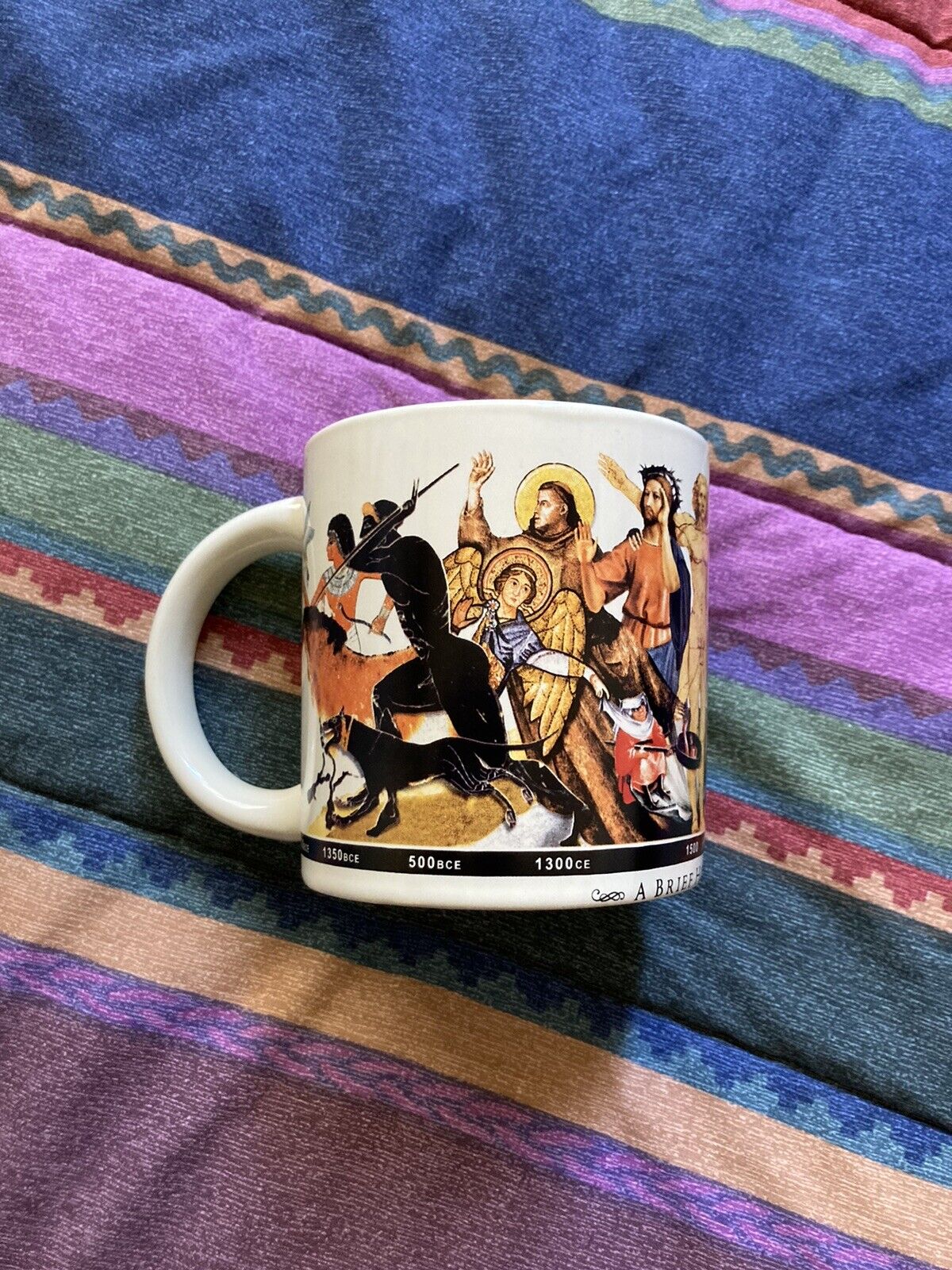 A Brief History of Art Coffee Mug 2015 The Unemployed Philosophers Guild ART