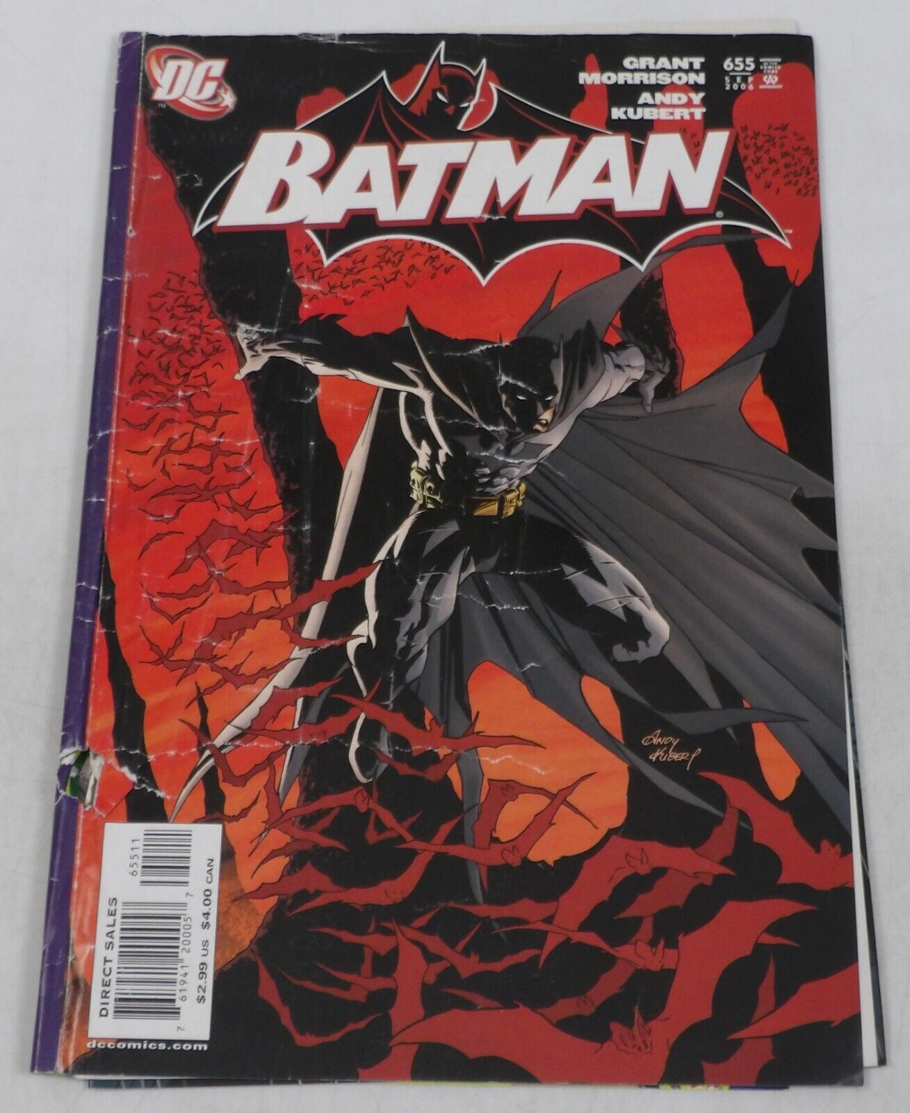 Batman #655 low grade - first appearance of Damian Wayne - Grant Morrison