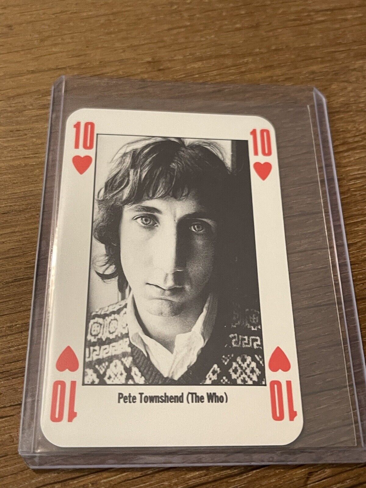 1992 New Musical Express NME The Who Pete Townshend Card RARE MUSIC CARD NM-MINT