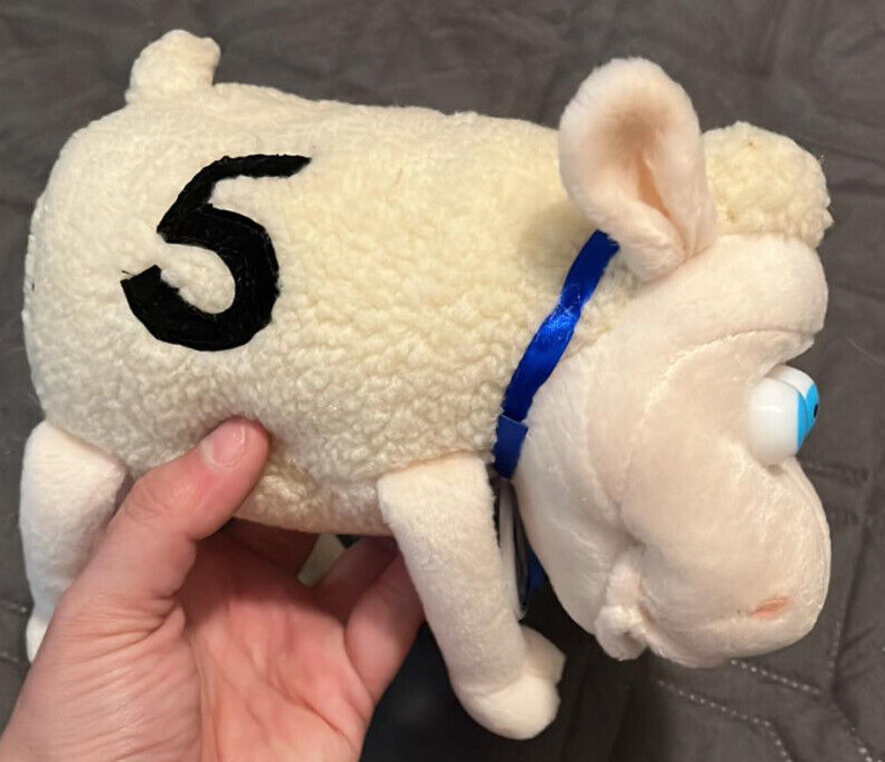 Serta Sleep Counting Sheep Lamb #5 Stuffed Plush Collectible Advertising 9”