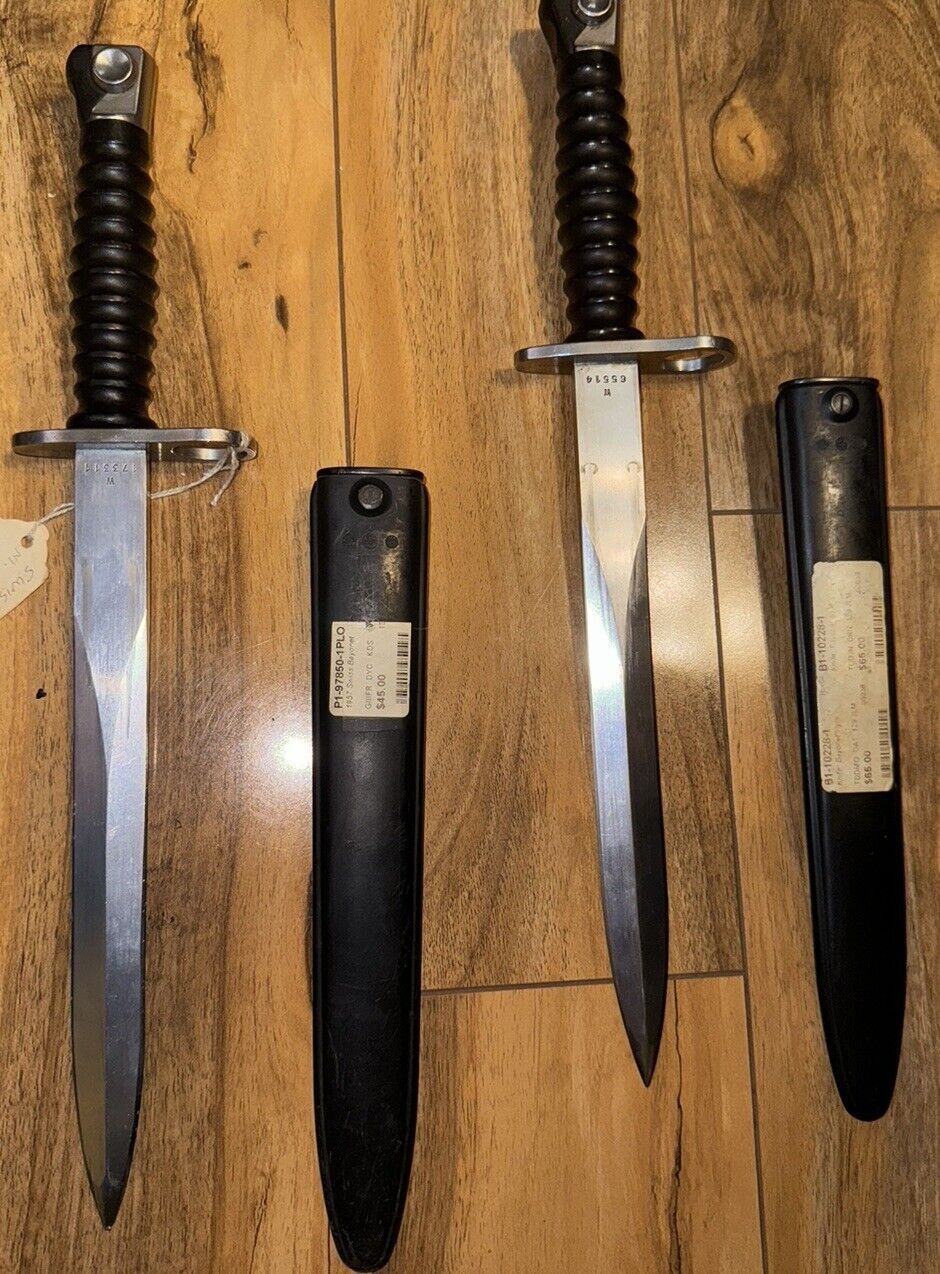Knife- 1950s Swiss Bayonet, x2
