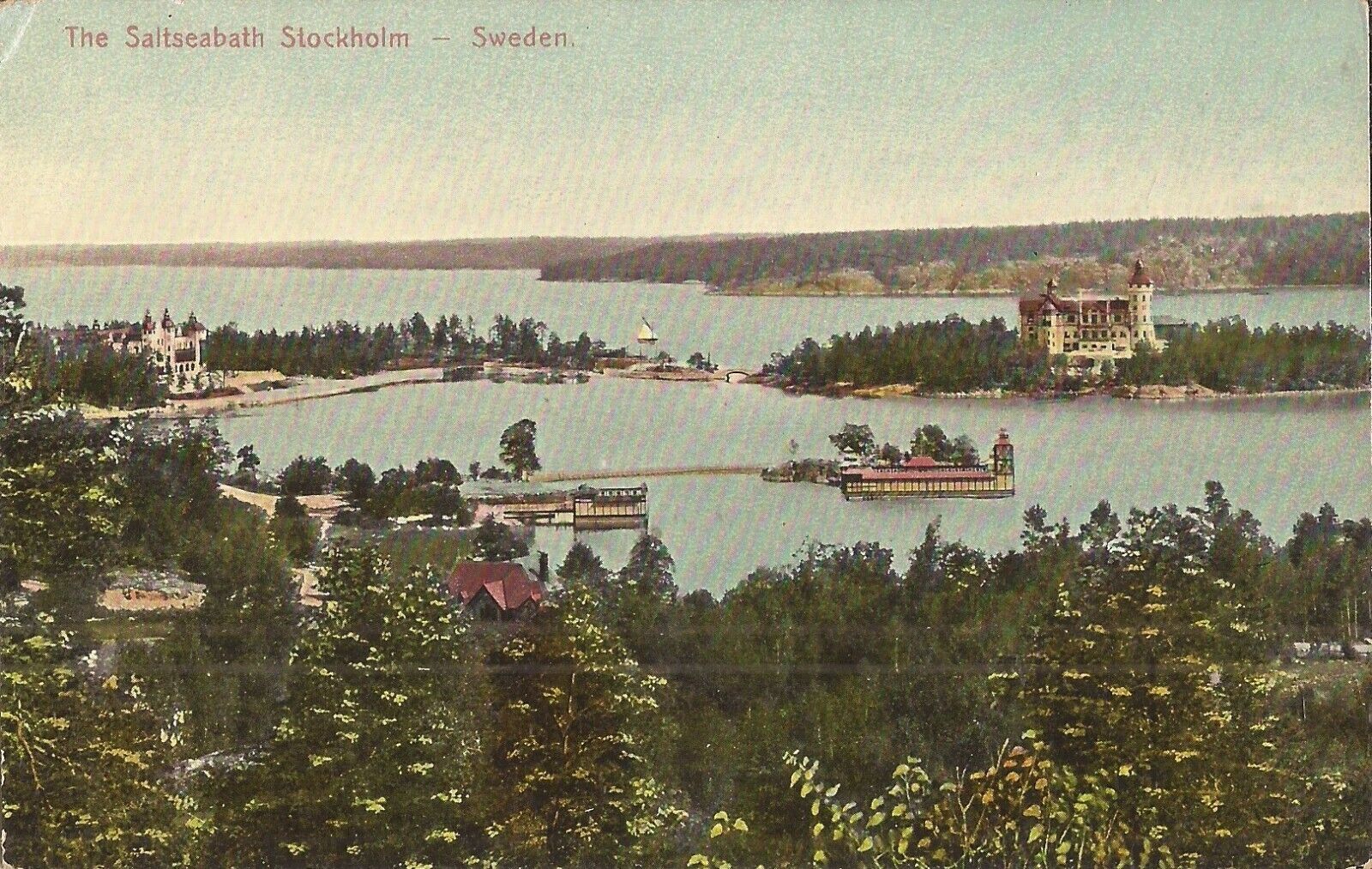Stockholm, SWEDEN - Saltsjobaden - Saltseabath