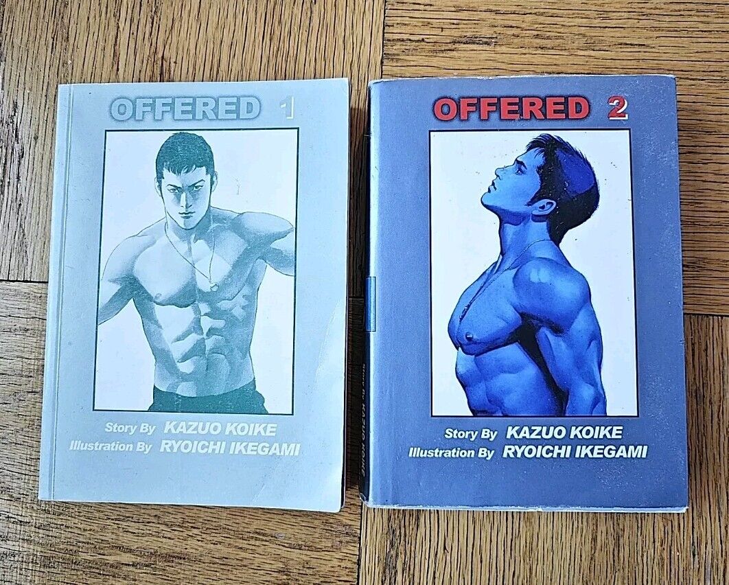 Complete Offered Vol 1 and 2 Manga Ryoichi Ikegami Kazuo Koike Freeman