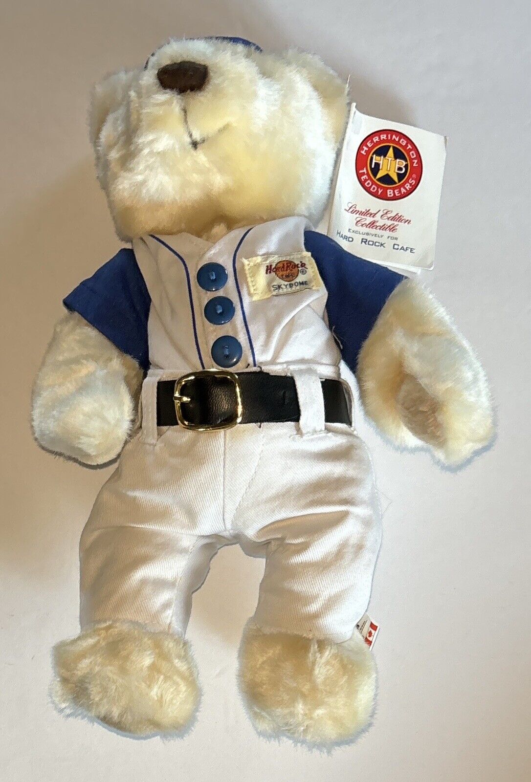 Hard Rock Cafe Baseball Toronto Skydome 2003 Herrington 388 Teddy Bear w/Tags