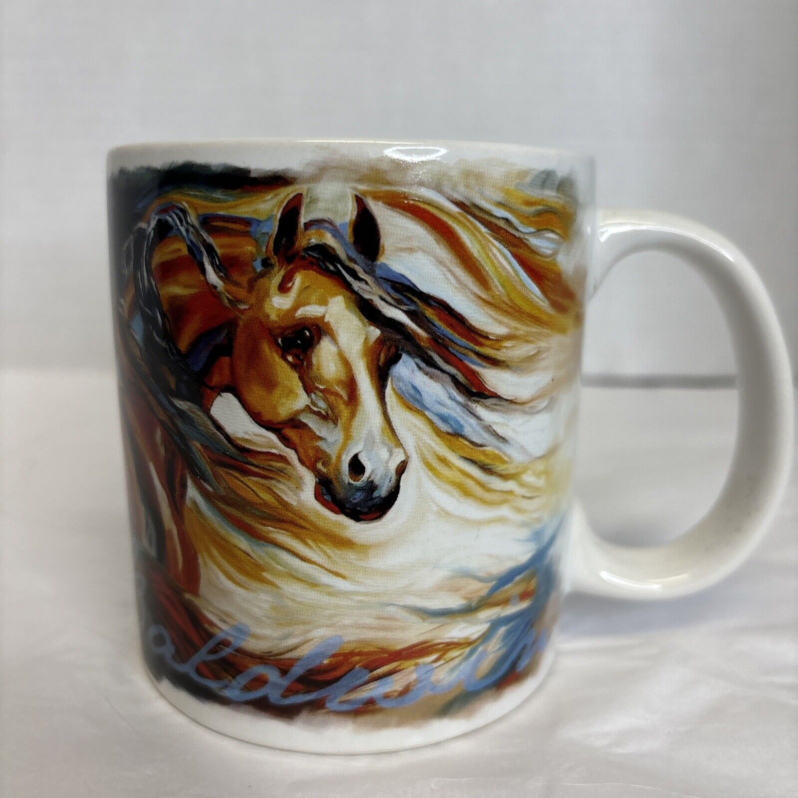 Marcia Baldwin /Next Day Art Horses Westland Ceramic  14oz Mug