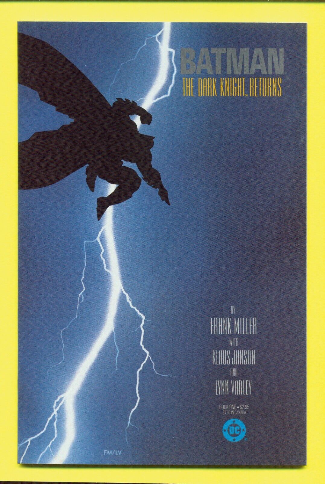 BATMAN: THE DARK KNIGHT RETURNS 1 - 4 FULL RUN DC Frank Miller 1st Prints 23-020