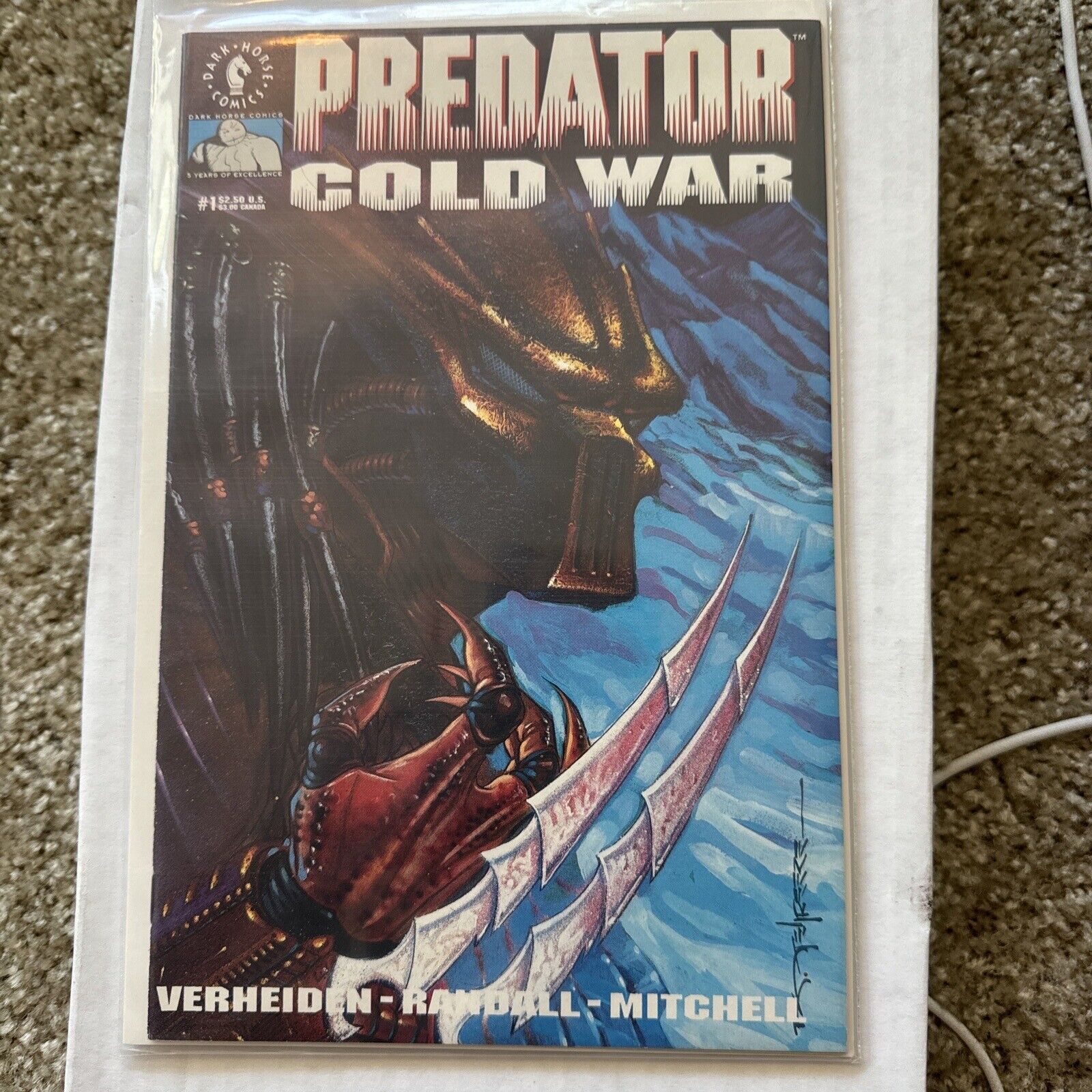 Predator Cold War Issues #1-#4 (1991) Dark Horse 4 Comic lot Complete Series