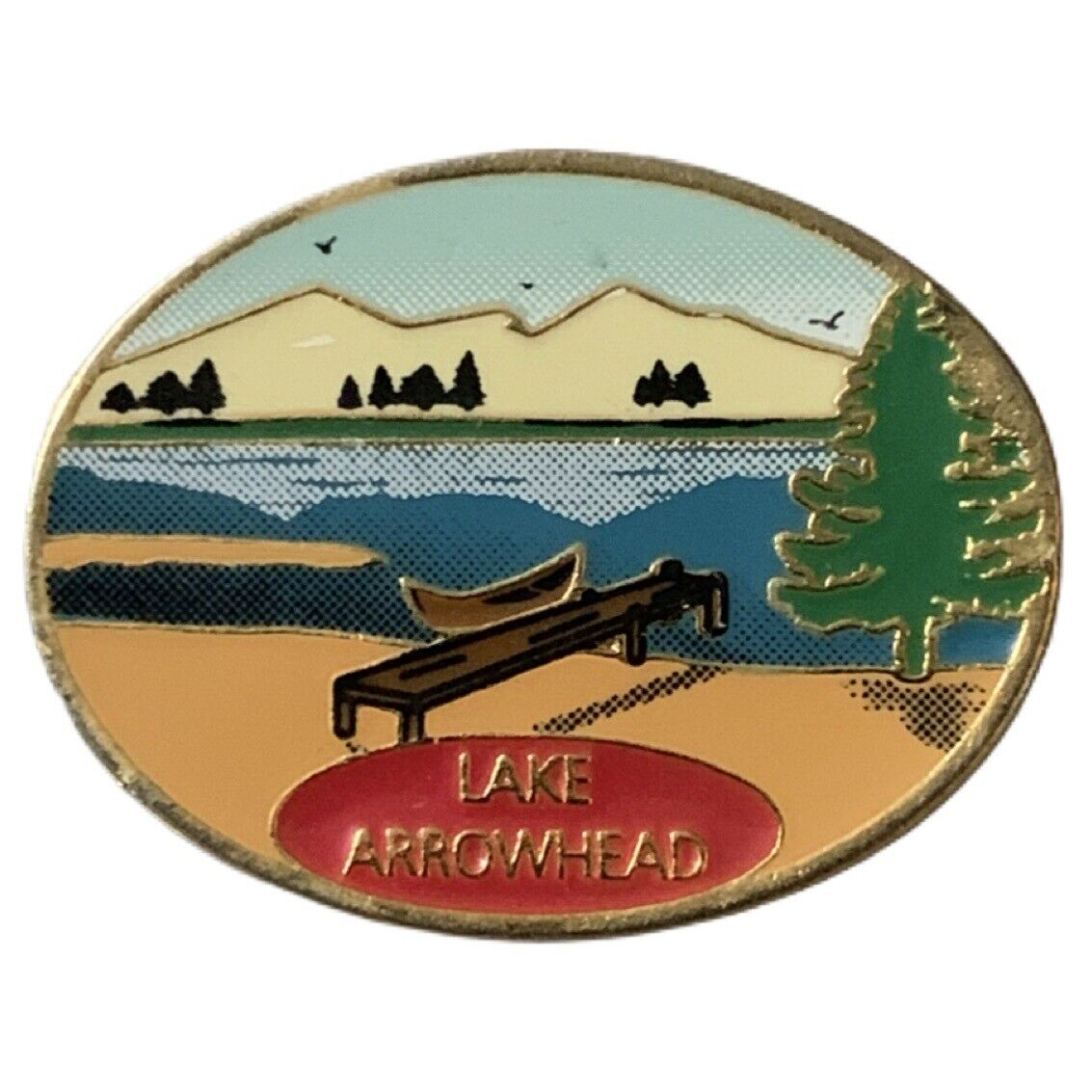 Lake Arrowhead California Scenic Travel Souvenir Pin