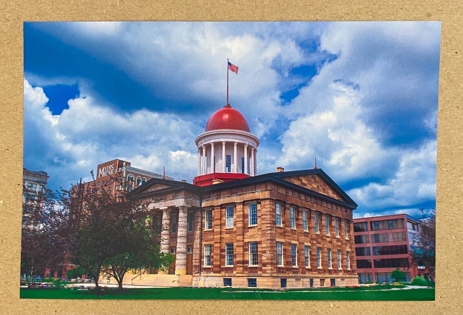 New Postcard 4x6 Olde State Capitol, State Historic Site at Springfield Illinois