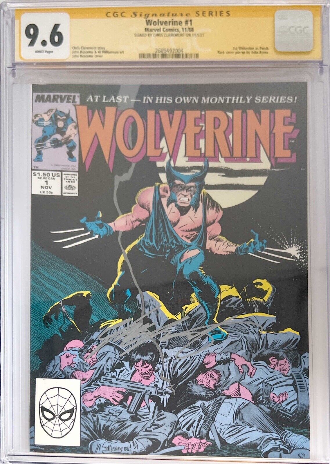 Marvel Comics Wolverine #1 SS CGC 9.6