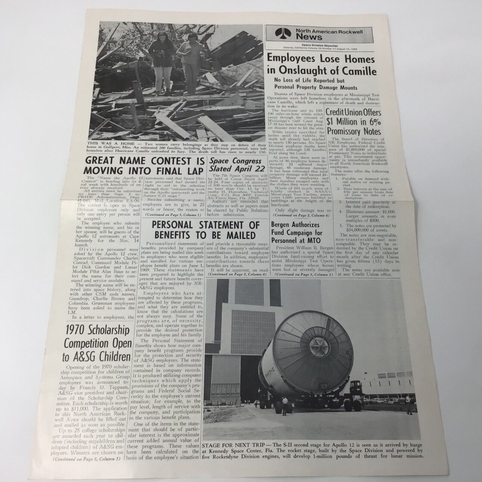 August 29, 1969 NORTH AMERICAN ROCKWELL NEWS volume 29 Number 34